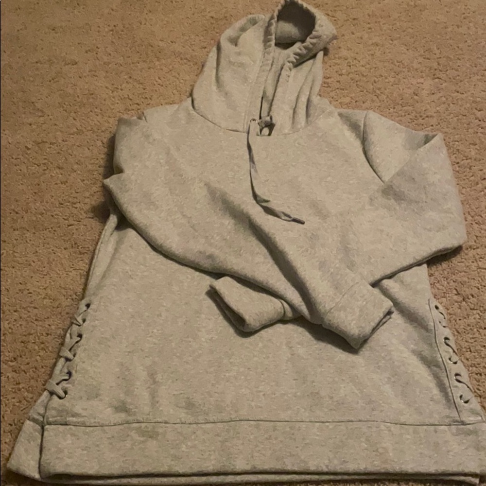 Gray hoodie